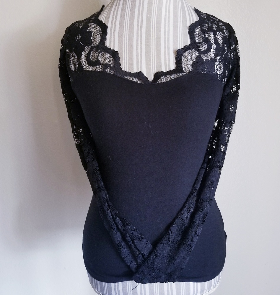 Lace long sleeve